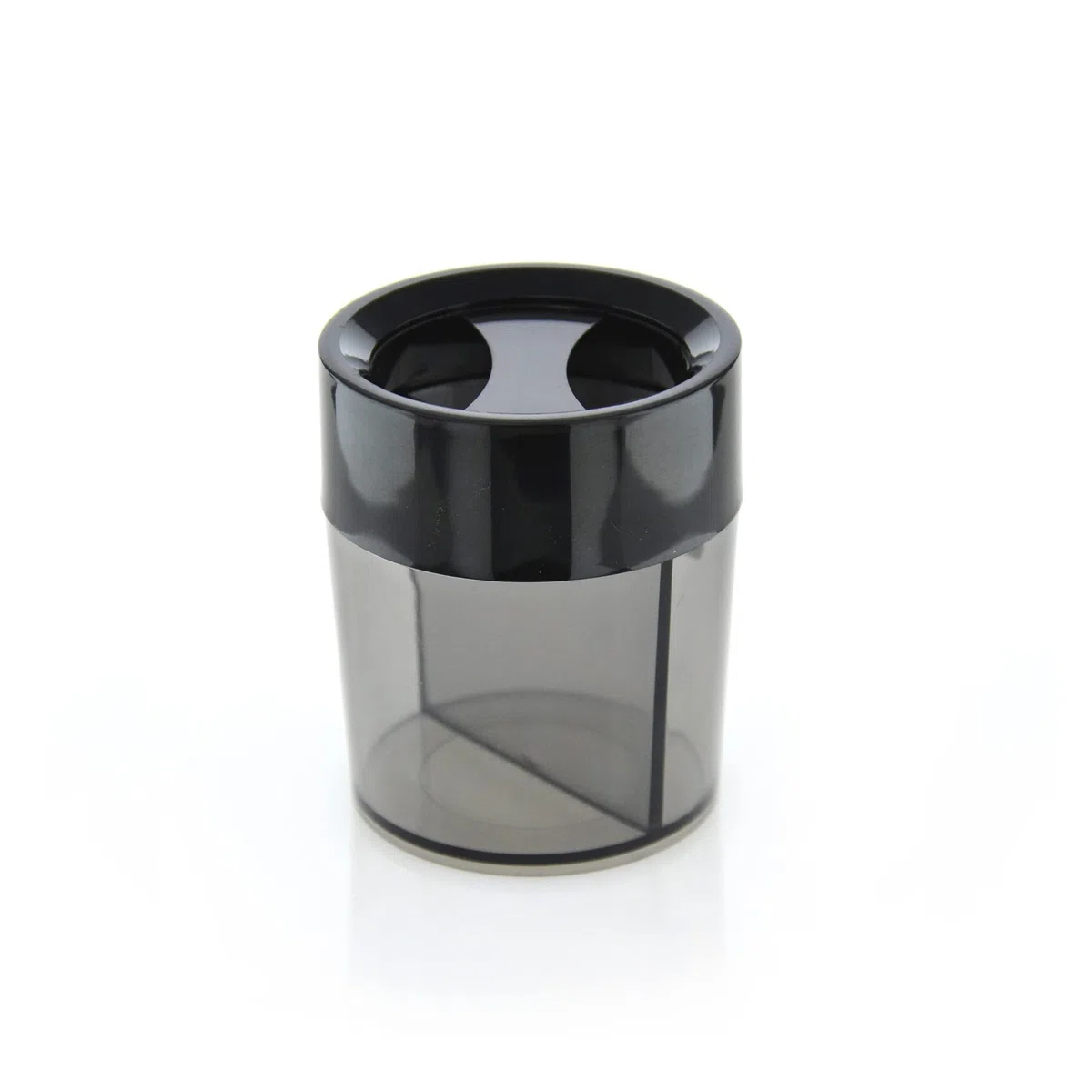 office box Porta Clips Magnético Redondo - REF. 1302- Fabricado en ABS en color negro y humo, máxima calidad con 2 depósitos de SDI