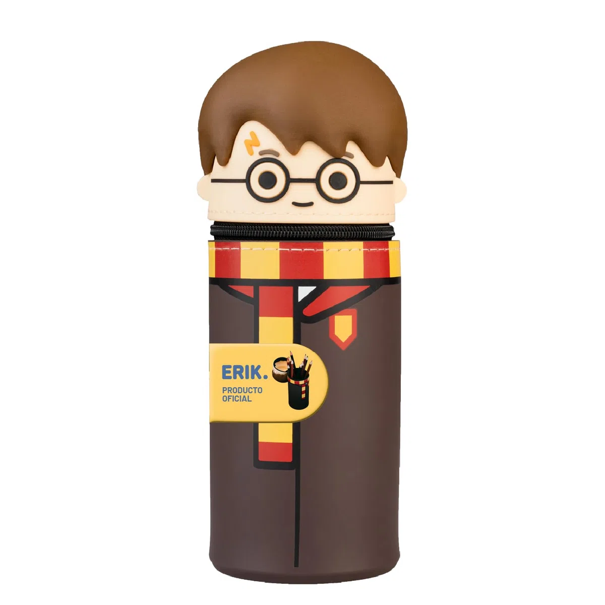 Grupo Erik Estuche Harry Potter - Estuche Escolar pequeño de Silicona para niñas y niños │ Vuelta al Cole : Material Escolar y papeleria │ Extensible, Impermeable y con Cremallera