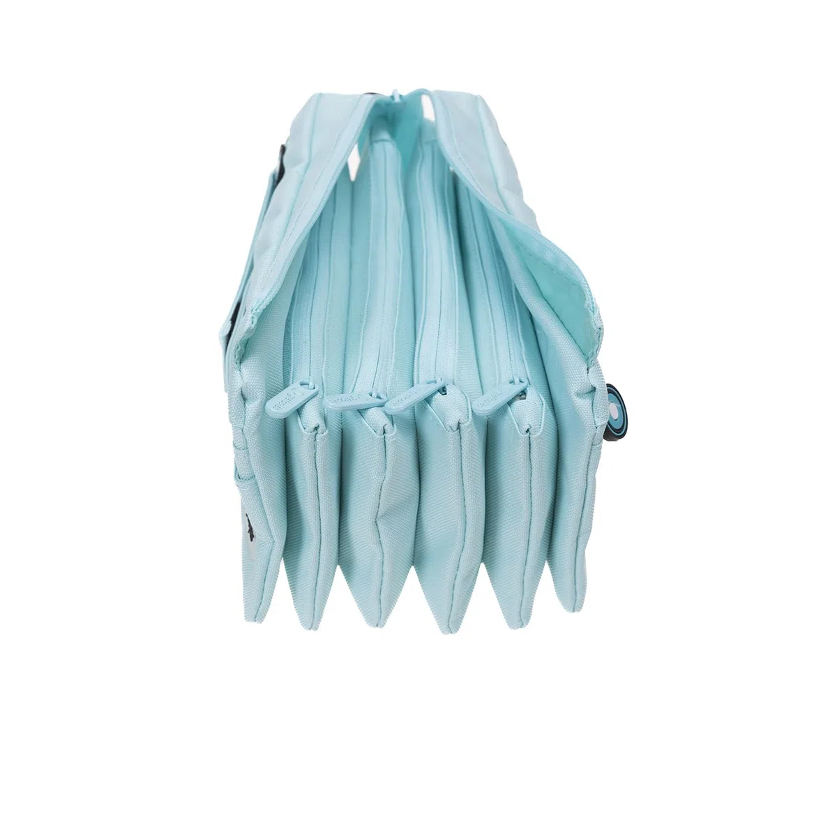 Grafoplas | Estuche Escolar Cuatro Compartimentos | Azul Soft | 23x12cm | bits&Bobs | Colores Vivos