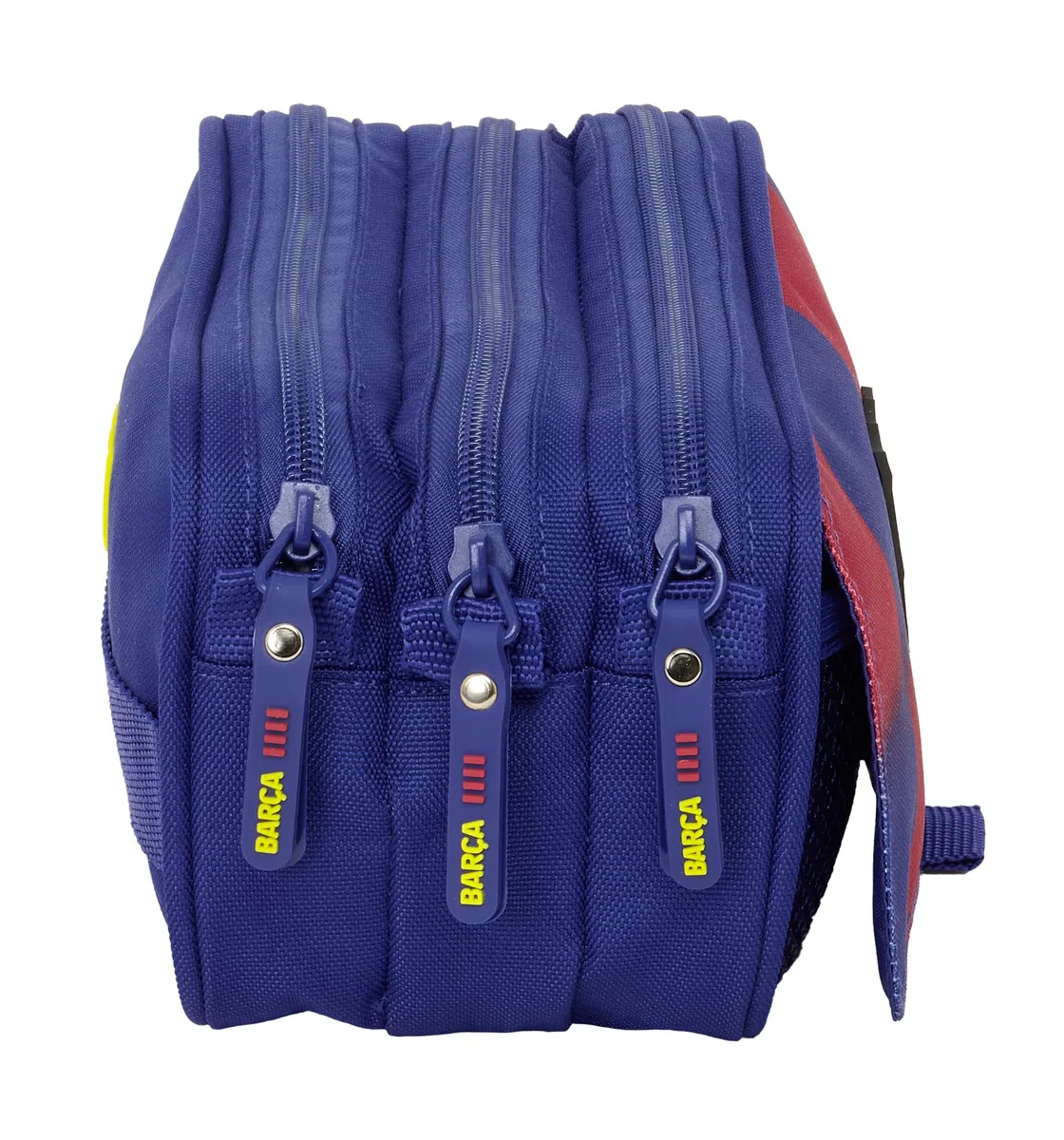 F.C. Barcelona 1ª EQUIPACIÓN 25/26 - Portatodo Triple Big, Estuche Infantil, Estuche Niño, Ideal para Niños en Edad Escolar, Cómodo y Versátil, Calidad y Resistencia, 21.5x8x10 cm
