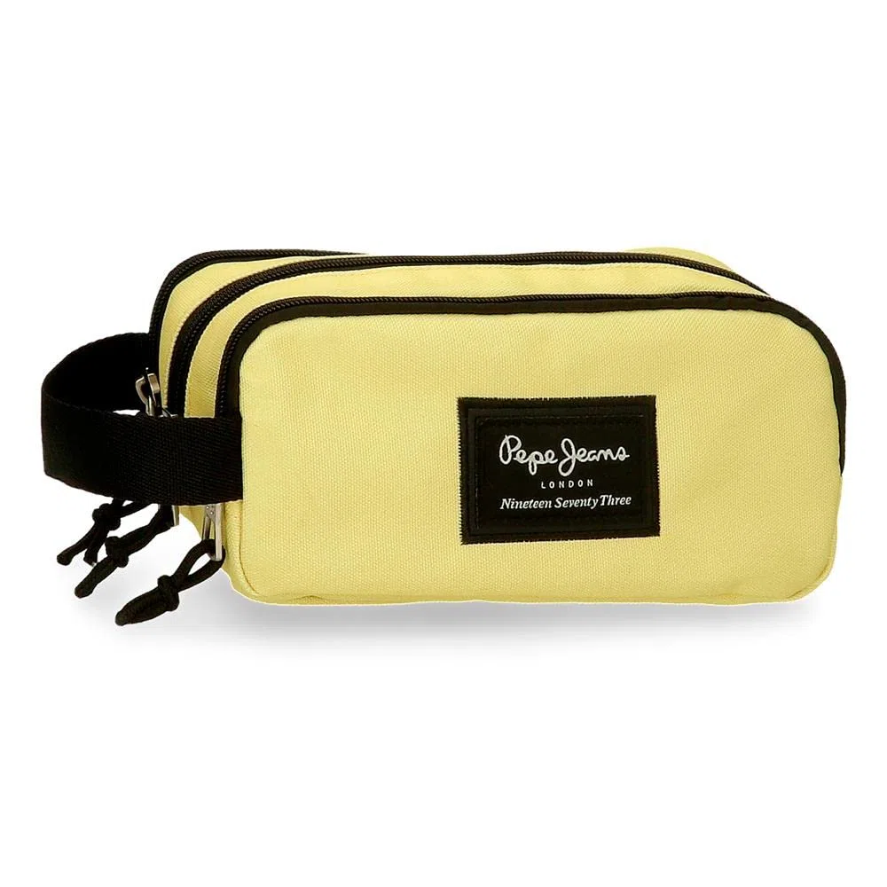 Pepe Jeans Aris Estuche Triple 22x12x5 cms fabricado en Poliéster, tamaño para mochila y carterón, De Joumma Bags