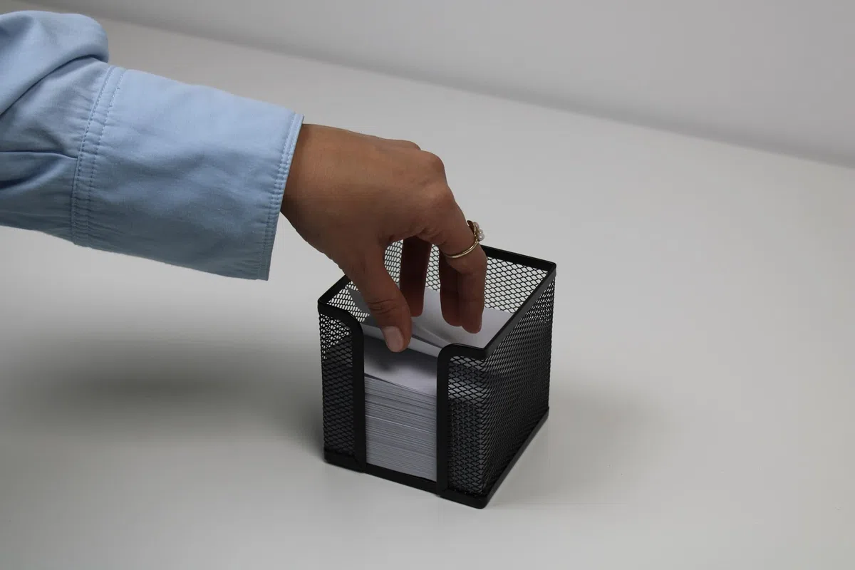 Wedo Office - Porta tacos de notas, negro