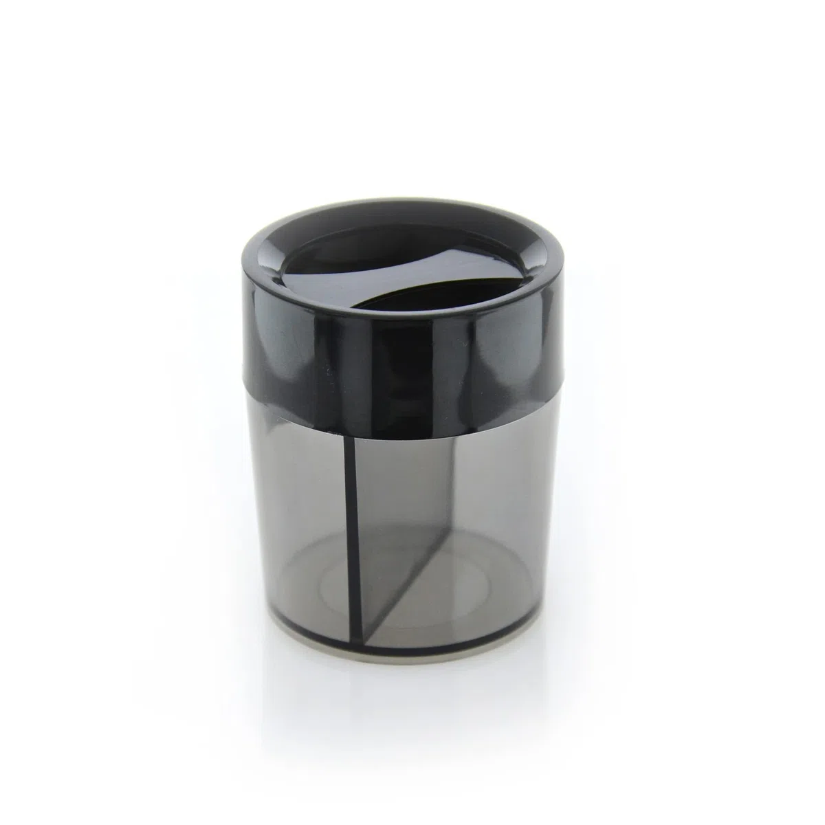 office box Porta Clips Magnético Redondo - REF. 1302- Fabricado en ABS en color negro y humo, máxima calidad con 2 depósitos de SDI