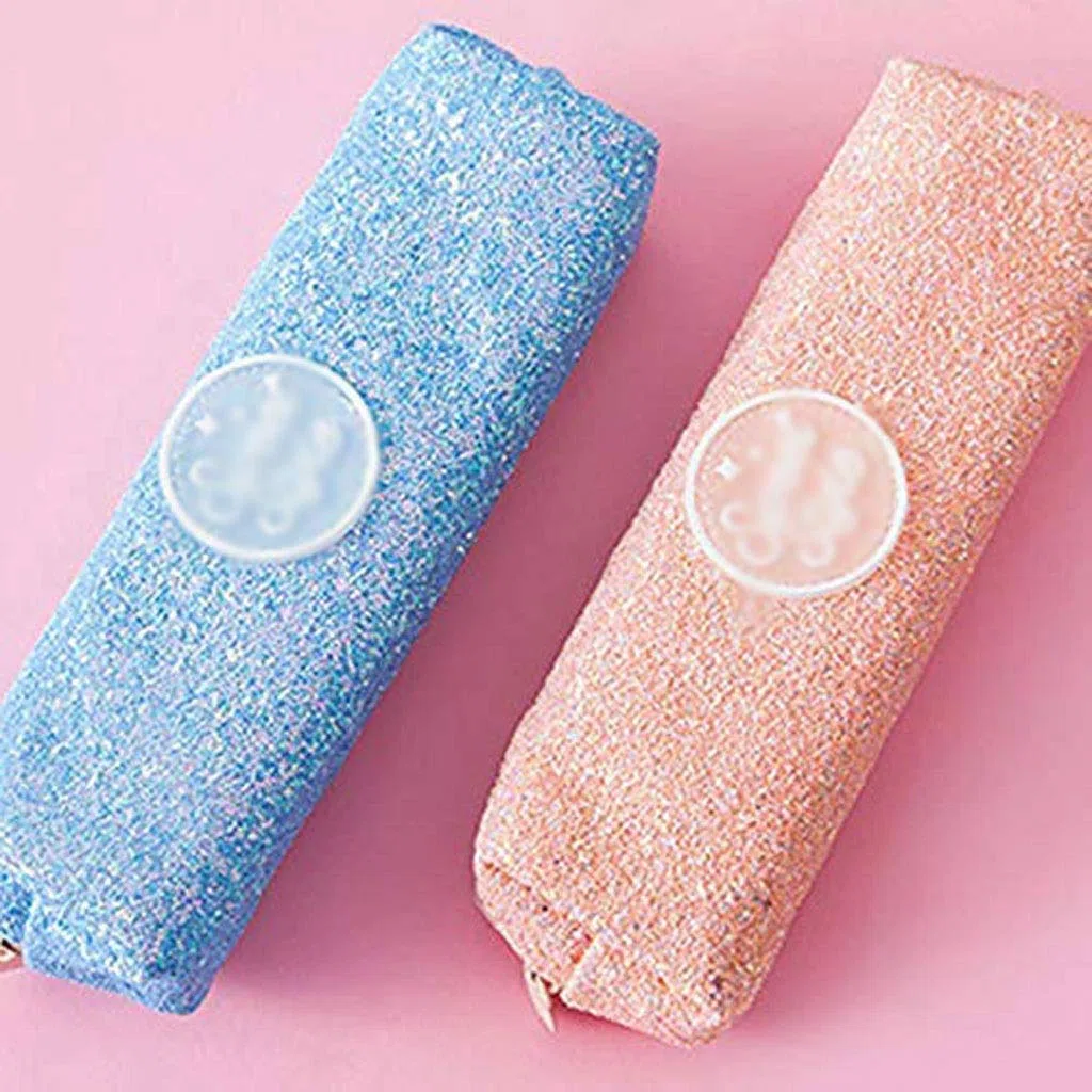 ACiyD Estuche para lápices - Lentejuelas de Gran Capacidad Bolsa para lápices Bolsa de papelería para Estudiantes Bolsa de Almacenamiento (Color : C) (A)